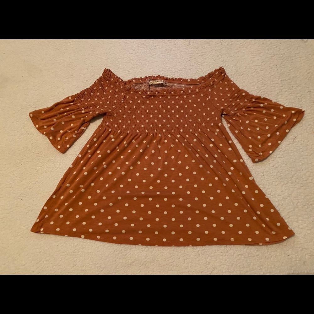 Rewind off the shoulder blouse